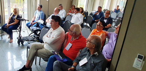 Gabriel agradou e encantou a todos, tanto que, já foi convidado pelo CEO do Machadinho Thermas Resort e Spa, Juarez Tavares, para proferir nova palestra durante o 39º. Congresso Nacional da Abrajet, 